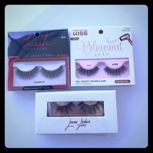 Brand new lashes - very extra. Super Fab.